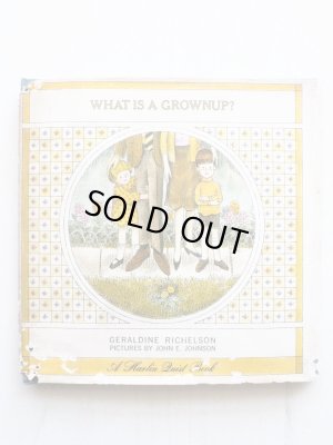 画像3: Geraldine Richelson/John E. johnson「What is a Child・What is a Grownup?」2冊セット