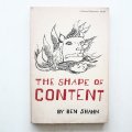 ベン・シャーン「THE SHAPES OF CONTENT」