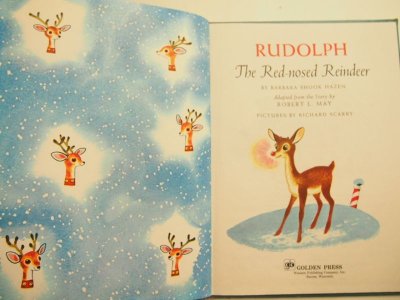 画像1: リチャード・スカーリー「RUDOLPH The Red-nosed Reindeer」