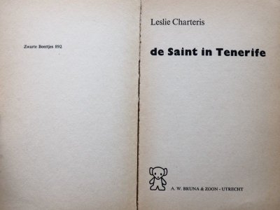 画像1: CHARTERIS「DE SAINT IN TENERIFE」＊ブラック・ベアシリーズ