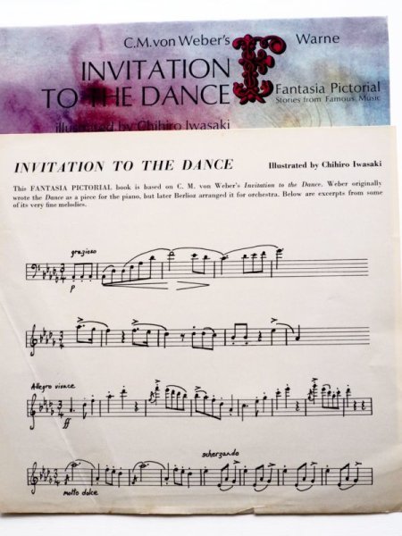 画像3: 筒井敬介/岩崎ちひろ「INVITATION TO THE DANCE」＊楽譜付き (3)